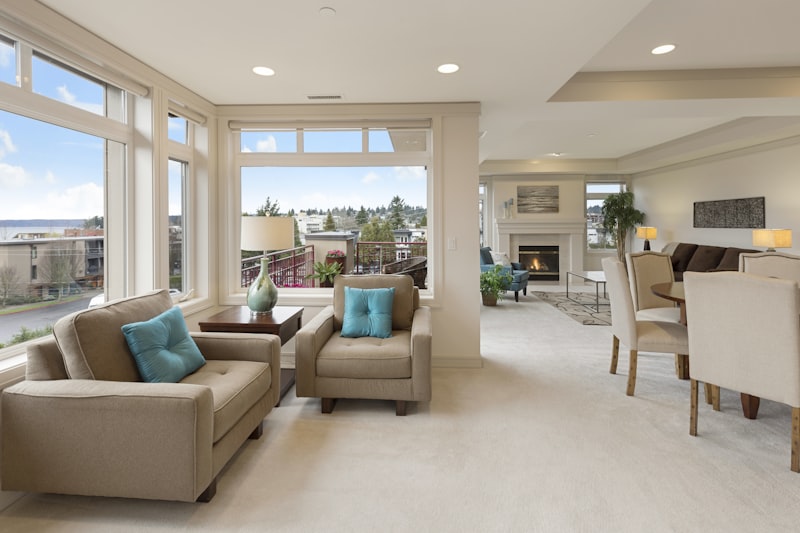 Open-plan living area